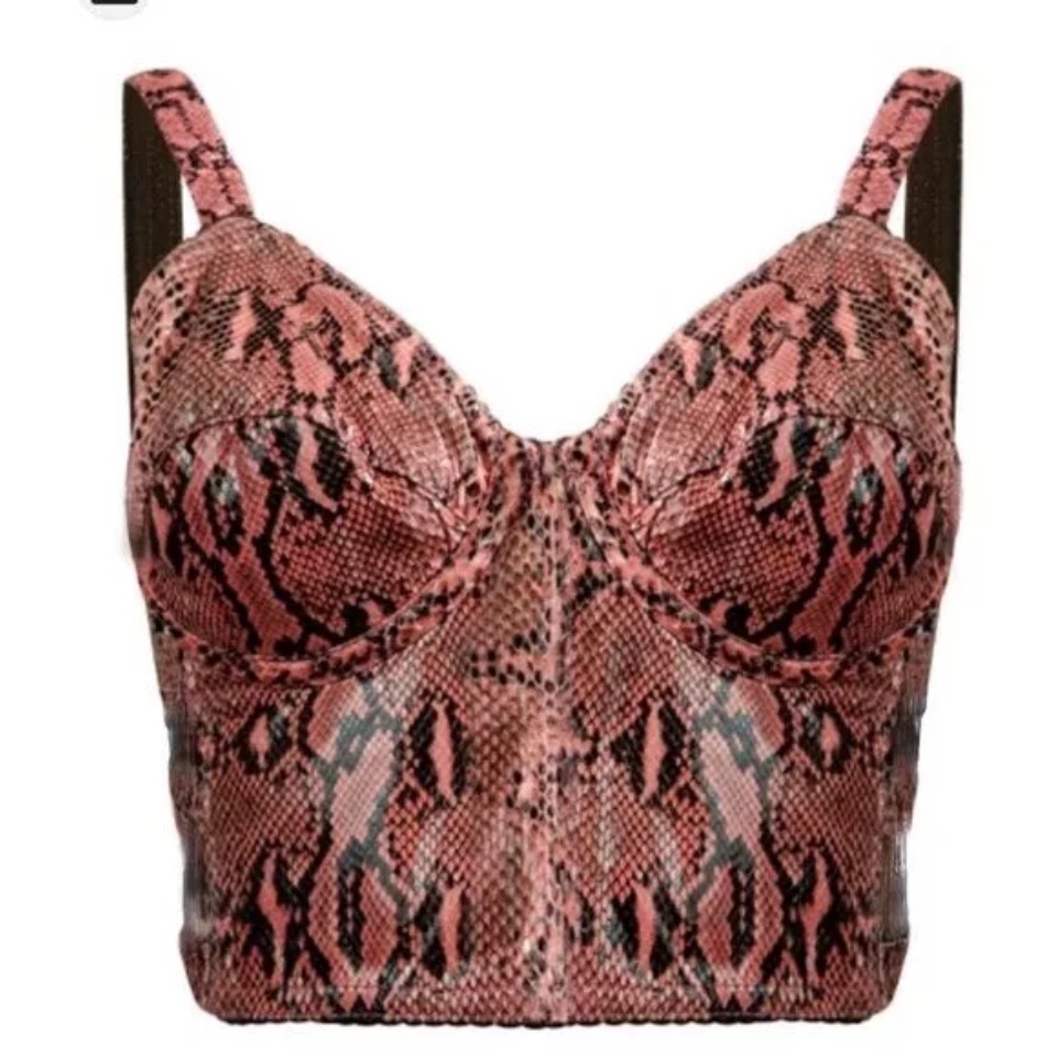 Versace Python Print Tank - Small